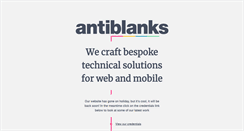 Desktop Screenshot of antiblanks.com